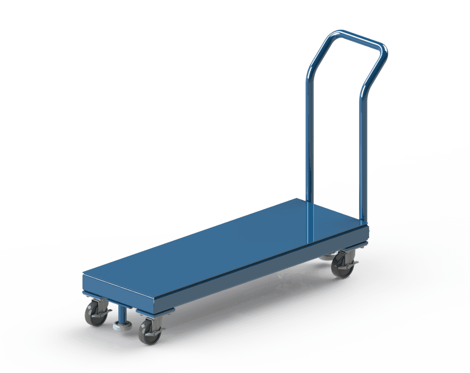 CAD render of the Kaizen Cart.