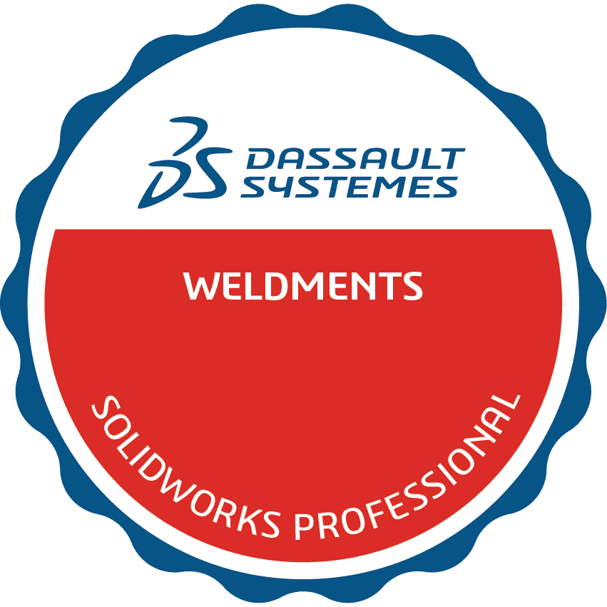 SOLIDWORKS Professional - Weldments badge