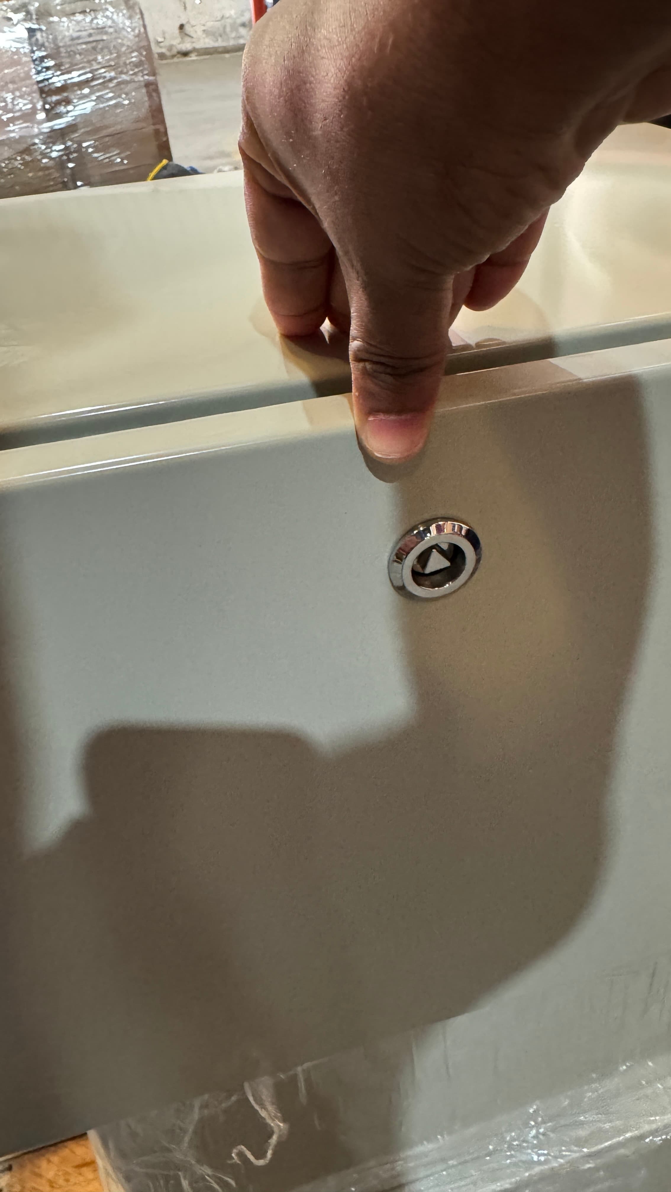 Detailed shot of busbar connections.